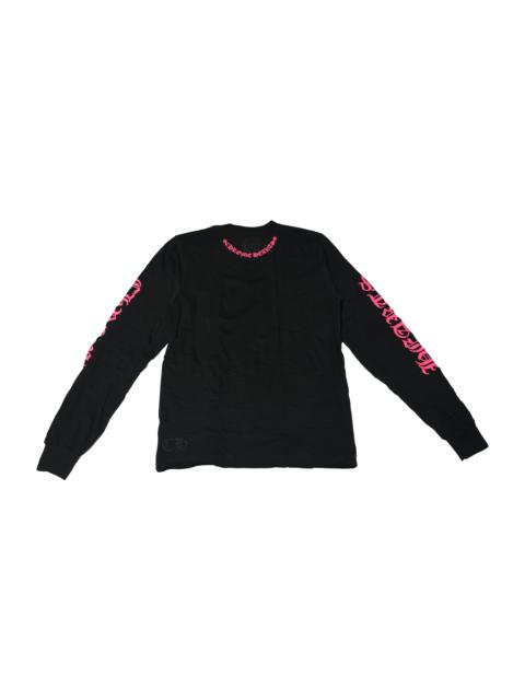 Chrome Hearts Chrome Hearts Neck Logo L/S Pocket T-Shirt Pink Black