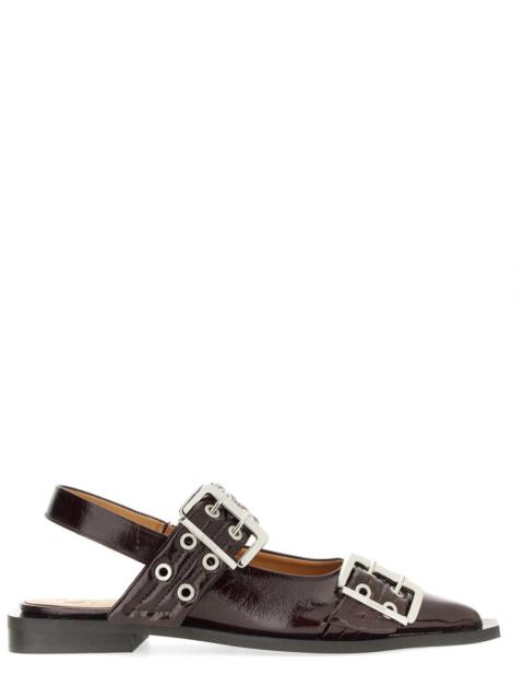 GANNI Ganni Women Ballerina With Buckle
