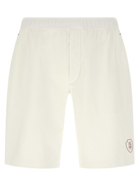 Brunello Cucinelli Brunello Cucinelli Men Interlock Cotton Bermuda Shorts