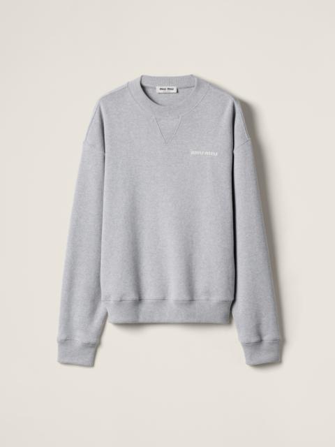 Miu Miu Cotton fleece sweatshirt