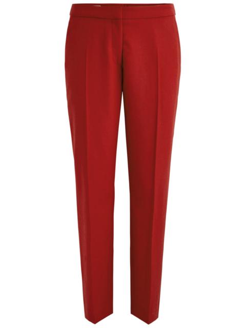Dries Van Noten Poumas Tapered Wool Trousers