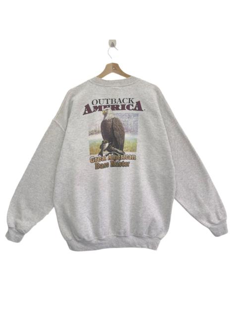 Other Designers Vintage Outback America Big Logo Printed Sweatshirt Size XL