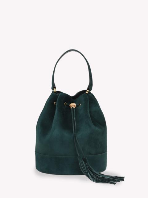 Gianvito Rossi Gianvito Rossi Sienna 22 Crossbody Bag in Green Suede at Nordstrom