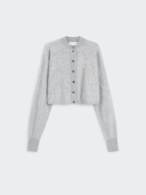 Sportmax Boxy-fit cashmere bomber jacket - MEDIUM GREY