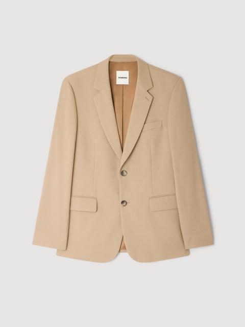 Sandro WOOL SUIT JACKET
