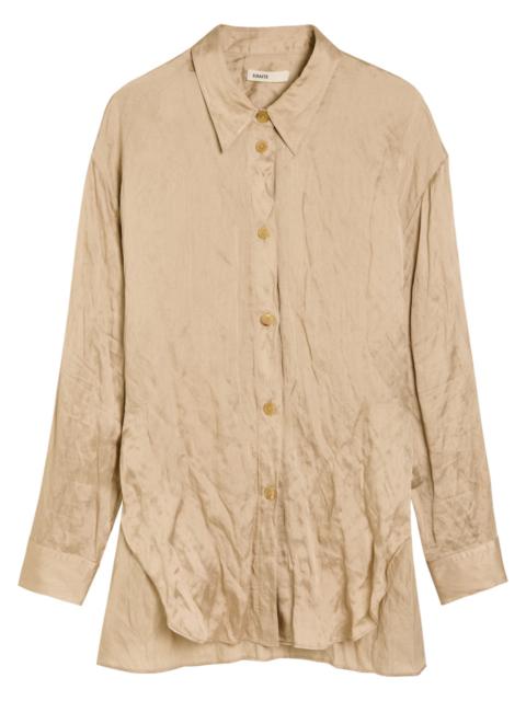 KHAITE Khaite Goya Creased Woven Shirt