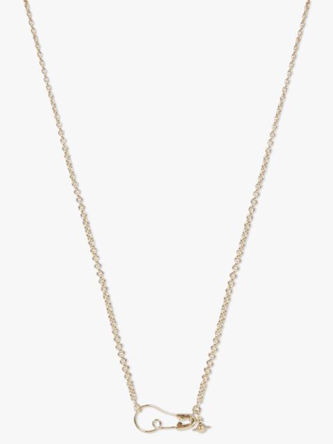 Vivienne Westwood MAXIMA SAFETY PIN NECKLACE | GOLD