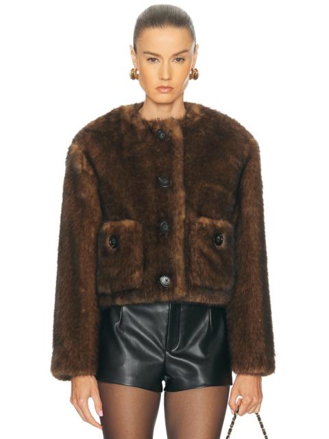 Marc Jacobs Teddy Cropped Jacket