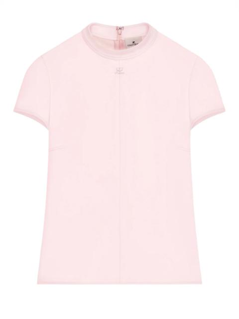 courrèges HERITAGE CREPE TOP