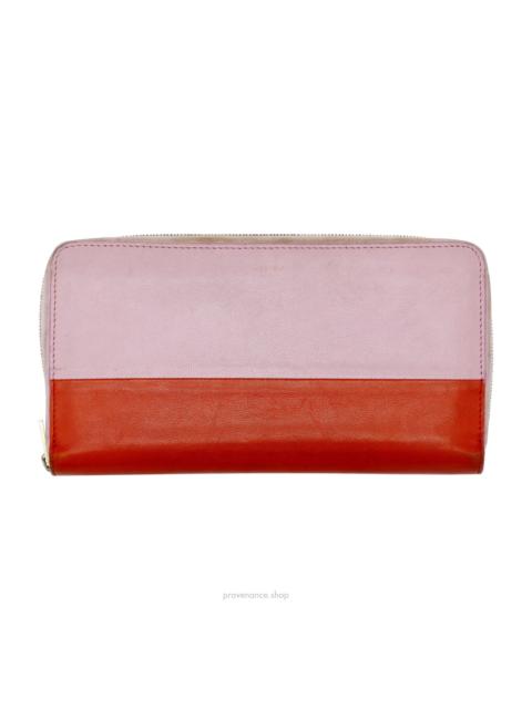 CELINE Celine Multifunction Zip Wallet - Pink/Papaya