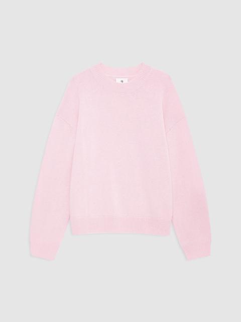 ANINE BING Lee Crew Sweater - Powder Pink