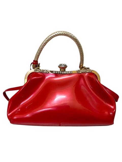 Other Designers Japanese Brand Shiny Red Hand Carry Bag