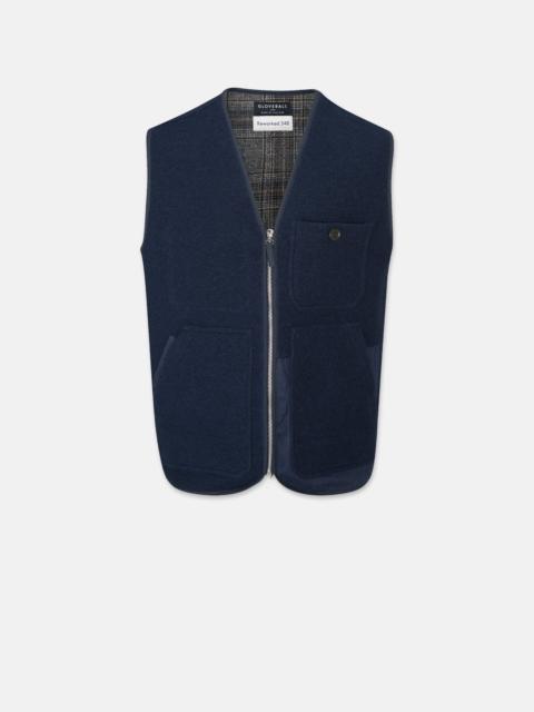 GLOVERALL Men's Renewed Works Vest Navy