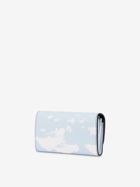 Moschino CHAIN WALLET ARCHIVE CLOUDS