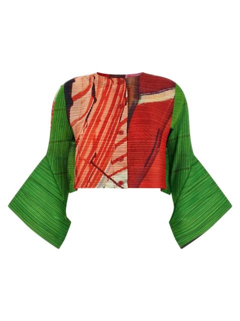 Pleats Please Issey Miyake Pleats Please Issey Miyake Women 'City Collage' Cardigan