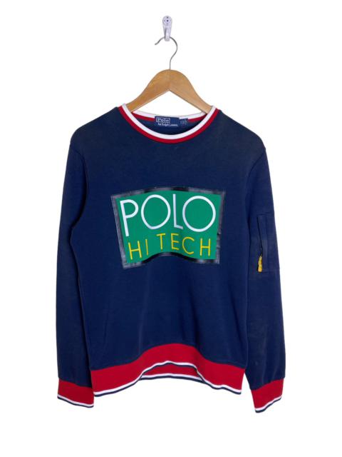 Other Designers Polo Ralph Lauren - Vintage Polo Ralph Lauren Hi Tech Box Logo Crew Sweatshirt