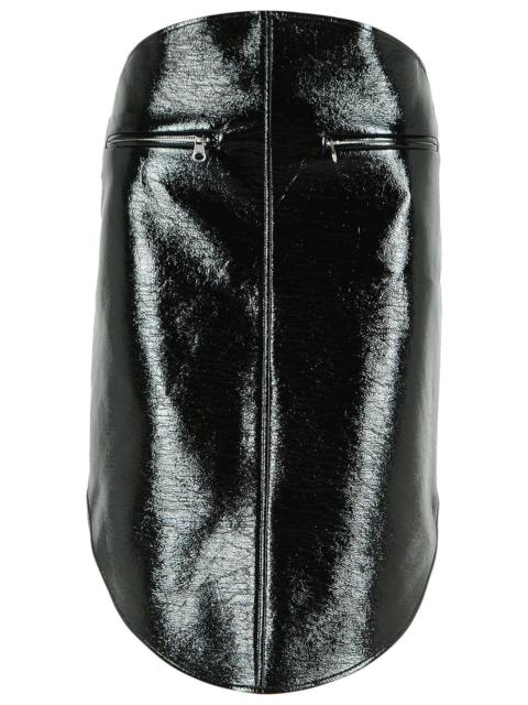 courrèges Courreges Black Cotton Blend Skirt Women