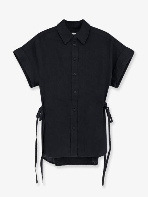 CLOSED Closed Linen Shirt Black Women