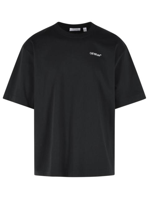 Off-White Off-White 'Half Arrow' Black Cotton T-Shirt Men