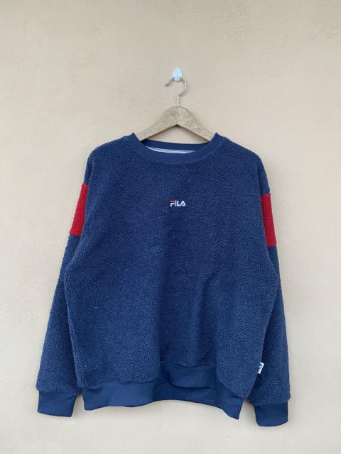 Other Designers Fila - Steals💥 Fila Sherpa Crewneck Sweatshirt