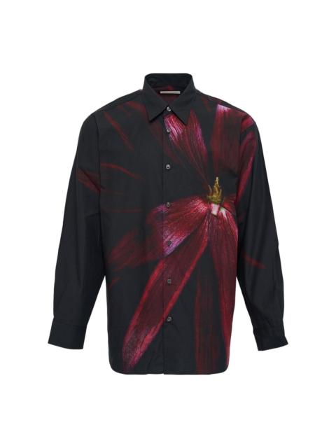 Dries Van Noten Loose Fit Dried Flower Print Shirt