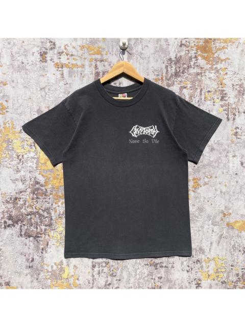 Other Designers Band Tees - Vintage Cryptopsy "None So Vile" Canada Death Metal Band Tee