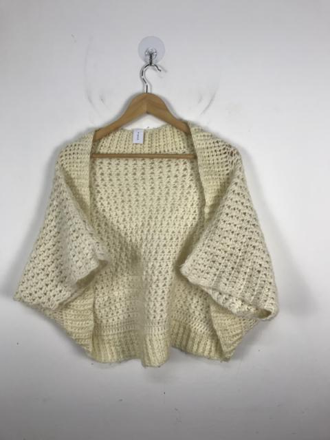 Other Designers Japanese Brand - Batwing Sleeve Open Front Mesh Net Knitwear #3027