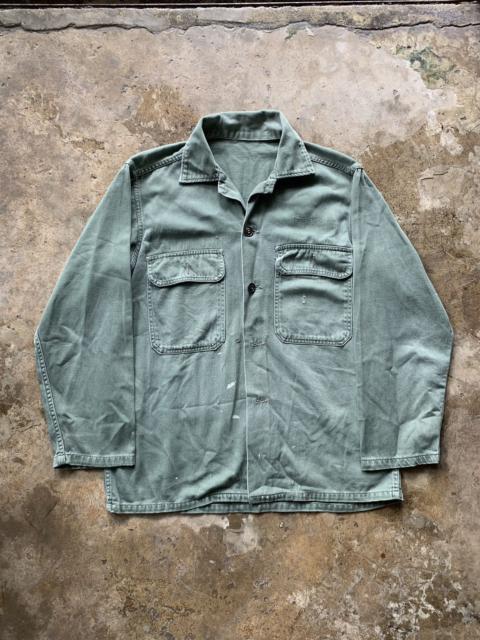 Other Designers Vintage 60s Vietnam War Military Shirt Og 107 P63