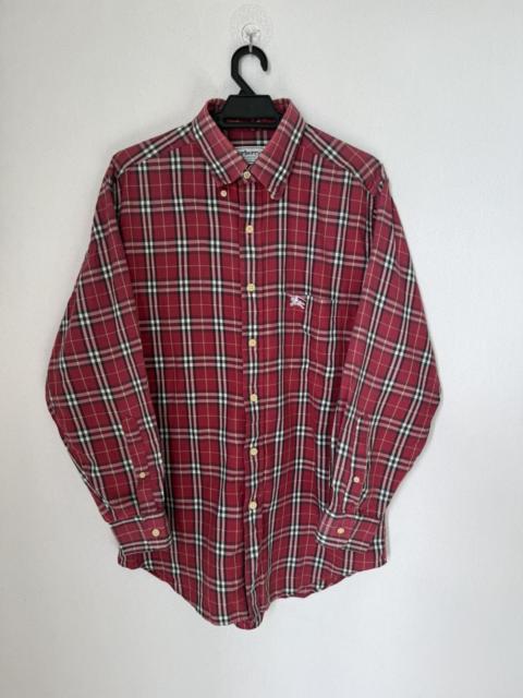 Burberry VINTAGE BURBERRY LONDON RED CHECKERED RARE COLOUR