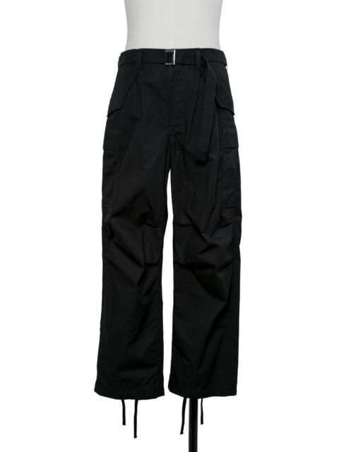 sacai Cotton Nylon Oxford Pants