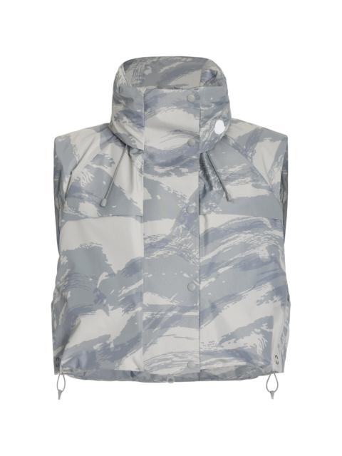 Moncler 4 Moncler Hyke Vanilis Cropped Camouflage Gore-Tex Vest print