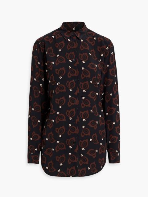 MATTEAU Printed silk crepe de chine shirt