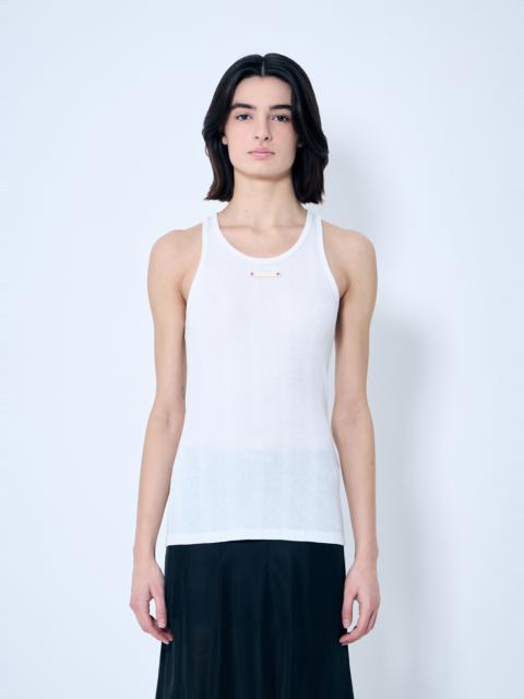 Maison Margiela Logo Patch Tank Top