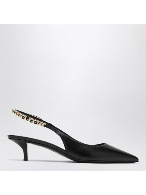 GUCCI Gucci Signorina Pumps In Black Leather Women