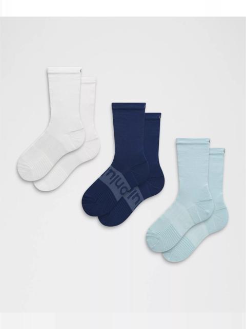 lululemon Unisex Power Stride Crew Socks *3 Pack