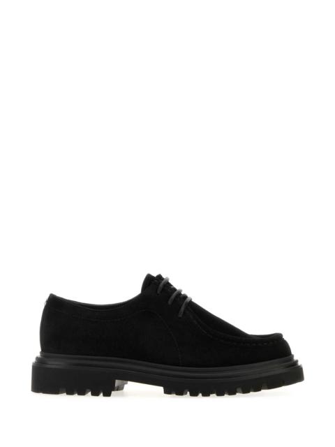 Dolce & Gabbana Dolce & Gabbana Men Black Suede Lace-Up Shoes
