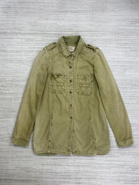 Other Designers Japanese Brand × Vintage - Vintage Trafaluc Embroidery Navajo Button Up Utility Jacket