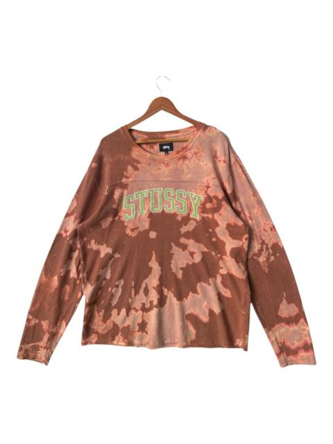 Stüssy Acid Wash Stussy Japan Embroided Logo Longsleeve Tshirt