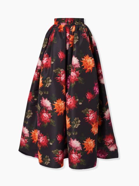 CAROLINA HERRERA Chrysanthemum-Print Ball Skirt