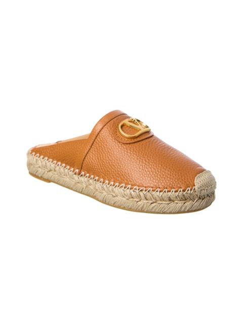 Valentino Valentino VLogo Signature Grainy Leather Mule