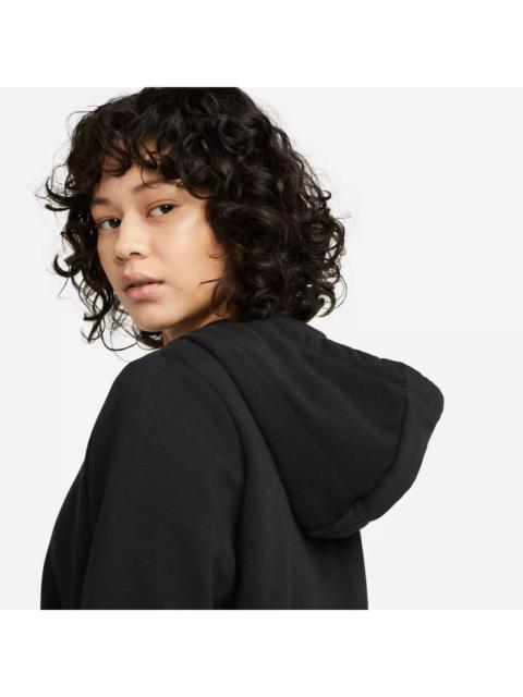 Nike Women's Sportswear Club Fleece Full-Zip Hoodie-Black