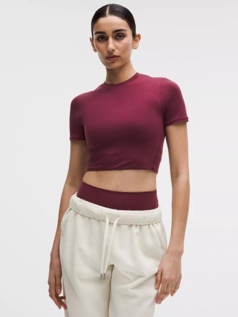 lululemon Wundermost Ultra-Soft Nulu Crewneck Cropped T-Shirt