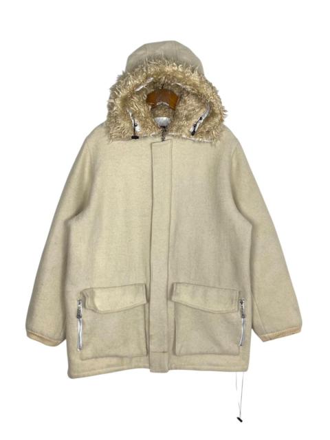 Other Designers Japanese Brand - Rare‼️ 7 May 2025 Shelter Lee Works Wool Fur Hoodie