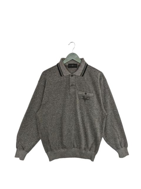 Other Designers Vintage Rodhos Valentino Half Button Sweatshirt