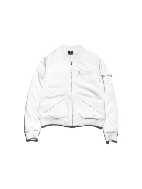 Jordan Jordan Women's Air Wings MA-1 Jacket White
