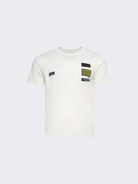 MM6 Maison Margiela Label Patch Tee Off-white