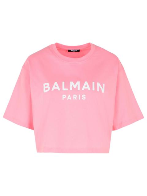 Balmain Balmain Pink Cotton Top Women