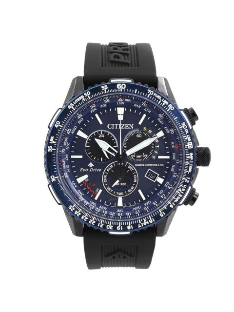 Other Designers Citizen Promaster Air A-T Perpetual Alarm World Time Chronograph GMT Blue Dial Men's Watch CB5006-02