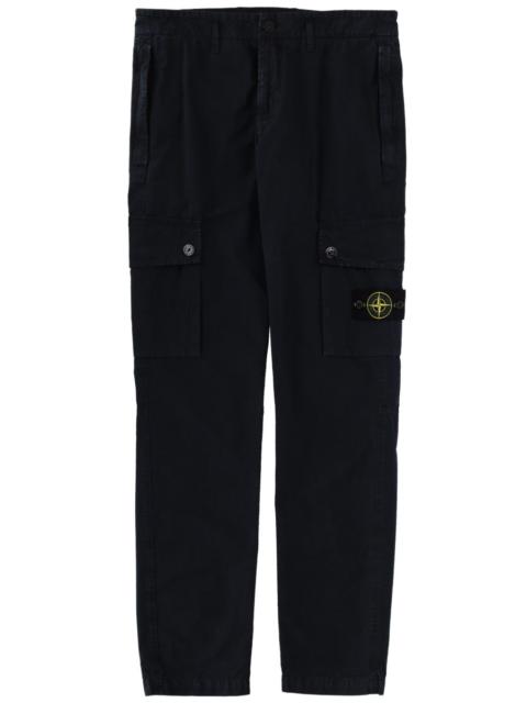 Stone Island COTTON CARGO PANTS WITH LOGO PATCH