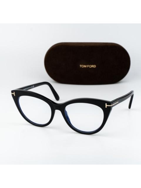 TOM FORD Tom Ford Women Eyeglasses Black Cat Eye FT6091-B 001 NEW AUTHENTIC